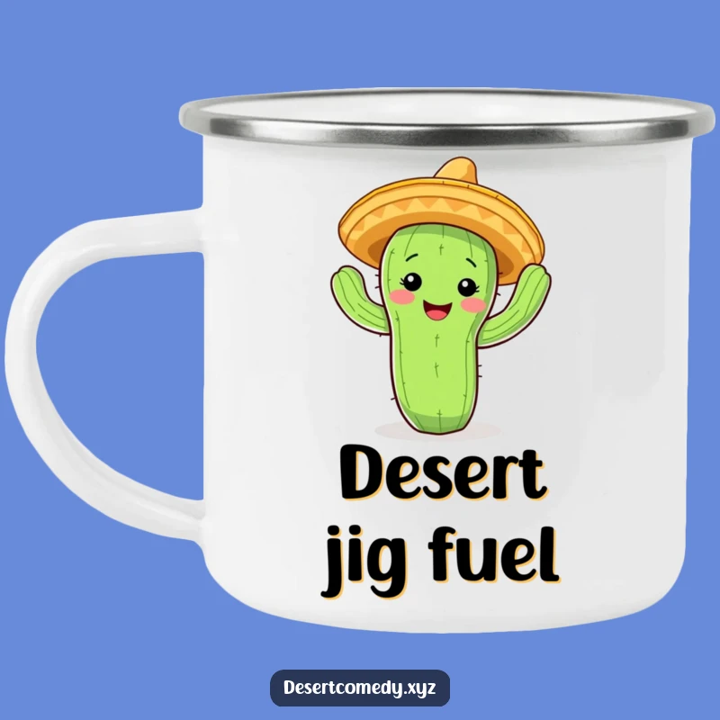 Funny Cactus Fiesta Mug: Desert Sips & Dance Moves!