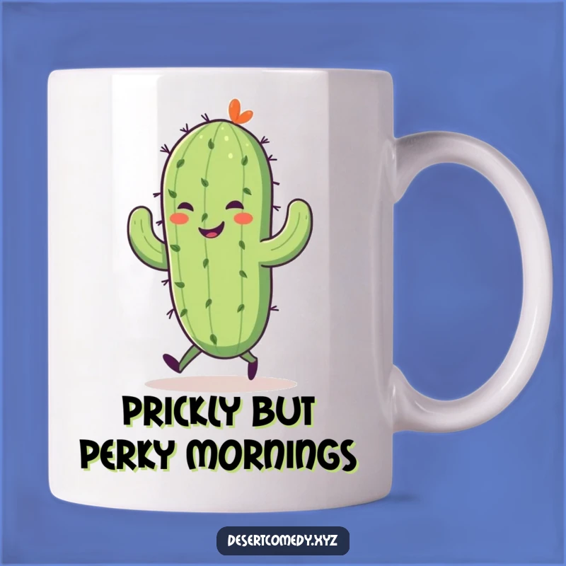 Funny Saguaro Cactus Skipping Mug: A Hilarious Desert Delight Gift!