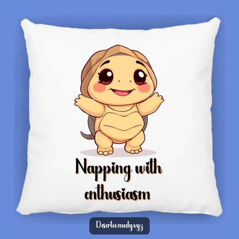 Funny Desert Tortoise Dancing Pillow: Hilarious Comfort for Your Home!