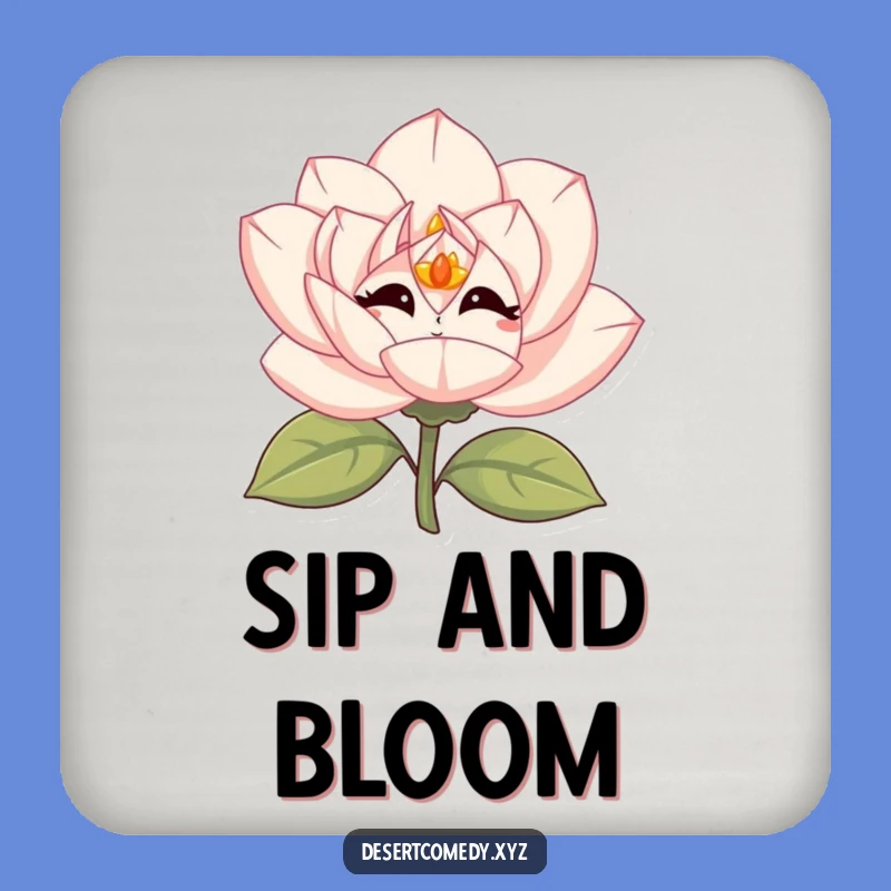 Funny Desert Rose Giggles Coaster: Protect Surfaces with Joy!