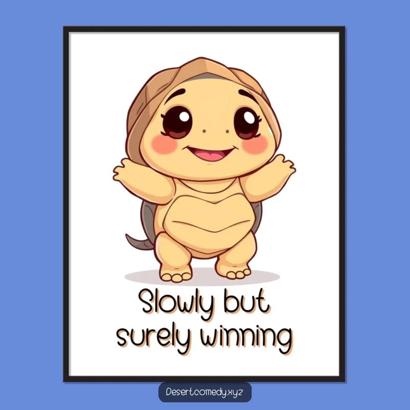 Free Printable Tortoise Wall Art: Awkward Dancer Downloadable Decor